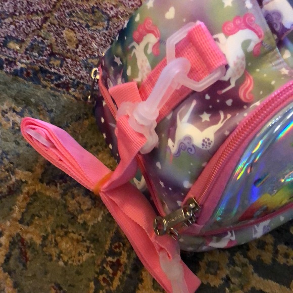 NWT jasminestar rainbow unicorn and silver lunch bag - Picture 2 of 10